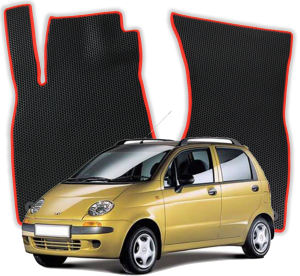 OMEVO EVA Bilmåtter® til Daewoo Matiz 1 gen Hatchback 5 døre (1998-2007)