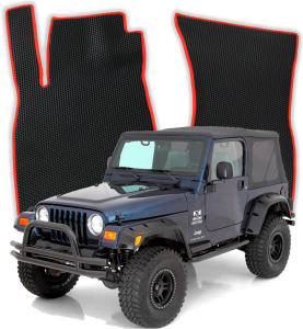 EVA bilmåtter til Jeep Wrangler TJ 2 gen Cabrio SUV (1996-2006)