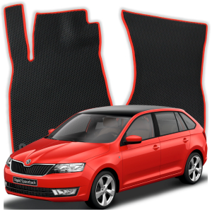 EVA bilmåtter til Škoda Rapid Spaceback 1 gen Stationcar (2013-2019)