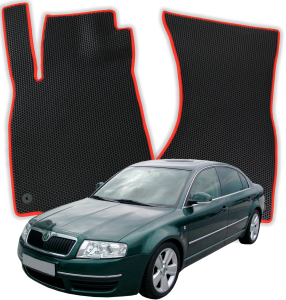 EVA bilmåtter til Škoda Superb 1 gen Sedan (2001-2008)
