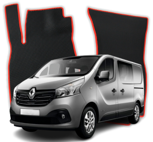 EVA bilmåtter til Renault Trafic 6 Sæder 3 gen Minivan 4 døre (2014-2025)