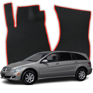 EVA bilmåtter til Mercedes-Benz R klasa 6 Sæder V251 1 gen Minivan Lang (2005-2013)