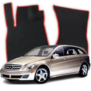 EVA bilmåtter til Mercedes-Benz R klasa 6 Sæder W251 1 gen Minivan Kort (2005-2013)