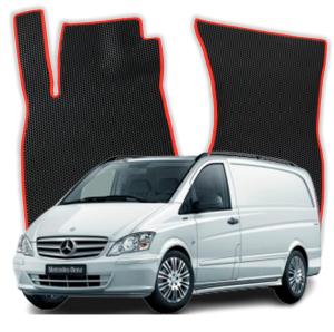 EVA bilmåtter til Mercedes-Benz Vito W639 2 gen Minivan 4 døre Lang (2003-2014)