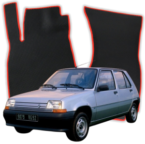 EVA bilmåtter til Renault 5 GT Turbo 2 gen Hatchback 5-dørs (1985–1991)