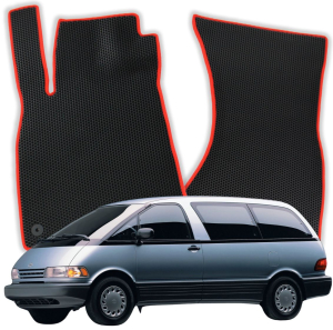 OMEVO EVA Bilmåtter® til Toyota Previa 1 gen Minivan (1990-2000)