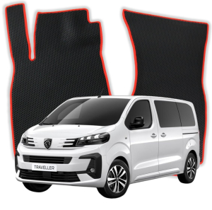 EVA bilmåtter til Peugeot Traveller 9-sæders 3. gen Van 5 døre (2016-2025)