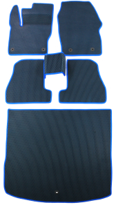 EVA bilmåtter til Ford Focus 3 gen Stationcar 5 døre (2010-2019)