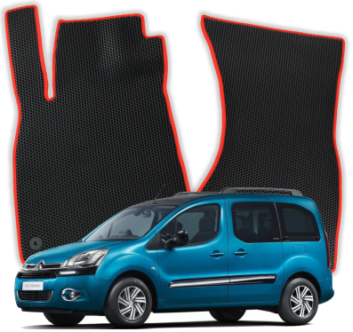 EVA bilmåtter til Citroën Berlingo Multispace 5 Sæder B9 2 gen Minivan Kort (2008-2018)
