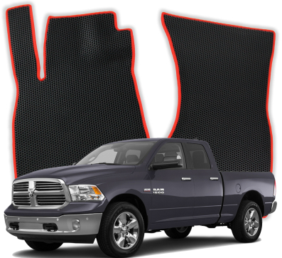 EVA bilmåtter til Dodge Ram Quad Cab 4 gen Pick-up 4 døre (2009-2019)