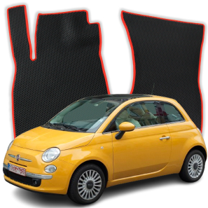 EVA bilmåtter til Fiat 500 1 gen Hatchback 3 døre USA-version (2007-2023)