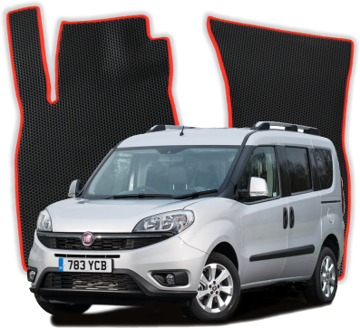EVA bilmåtter til Fiat Doblo 5 Sæder gen 2 gen Minivan (2010-2022)