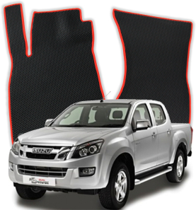 EVA bilmåtter til Isuzu D-MAX Double Cab 2 gen Pick-up (2011-2025)