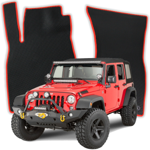 EVA bilmåtter til Jeep Wrangler JK 3 gen SUV 5 døre Lang (2006-2018)