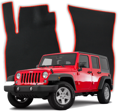 EVA bilmåtter til Jeep Wrangler JL 4 gen SUV 4 døre Lang (2017-2025)