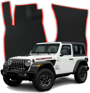 EVA bilmåtter til Jeep Wrangler Rubicon 4 gen 3 døre (2017-2025)