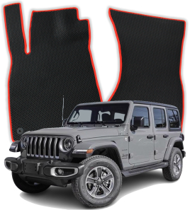 EVA bilmåtter til Jeep Wrangler 5 Sæder Sahara 4 gen SUV 4 døre (2017-2025)