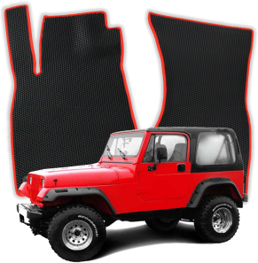 EVA bilmåtter til Jeep Wrangler YJ 1 gen SUV 3 døre (1987-1995)