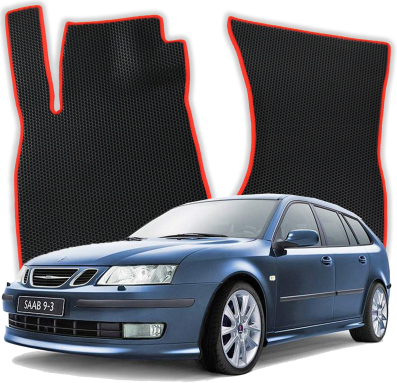 EVA bilmåtter til Saab 9-3 2 gen Stationcar UK-version (2002-2011)