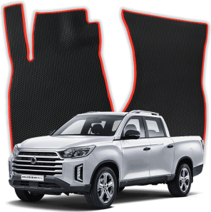 EVA bilmåtter til SsangYong Musso Grand 1 gen Pick-up 4 døre (2018-2023)