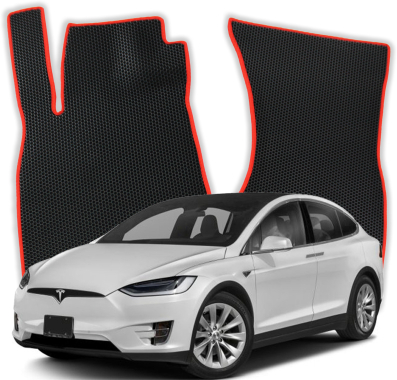 EVA bilmåtter til Tesla Model X Long Range Plus 5 Sæder 1 gen SUV faceliftet ( fra 2022) (2015-2025)