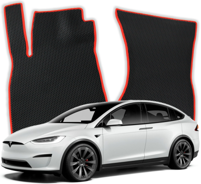 EVA bilmåtter til Tesla Model X Long Range Plus 7 Seater 1 gen SUV od 2022 (2015-2025)