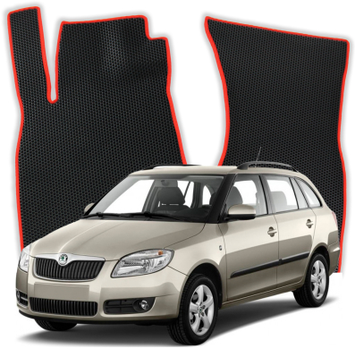 EVA bilmåtter til Škoda Fabia 5J 2 gen Stationcar (2007-2014)