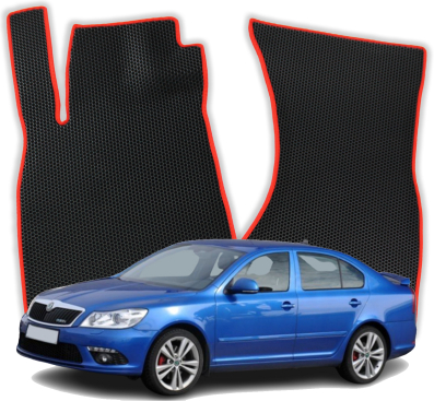 EVA bilmåtter til Škoda Octavia RS 1Z5 2 gen Liftback (2004-2013)