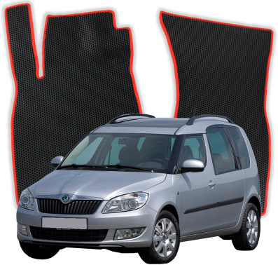 EVA bilmåtter til Škoda Roomster 5J 1 gen Minivan (2006-2015)