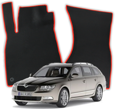 EVA bilmåtter til Škoda Superb B6 2 gen Stationcar (2008-2015)