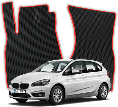 EVA bilmåtter til BMW 2 Active Tourer 7 Sæder F45 1 gen Minivan (2014-2022)