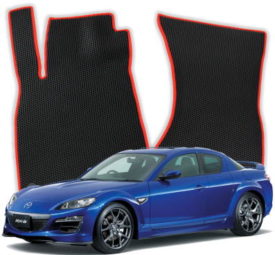 EVA bilmåtter til Mazda RX-8 1 gen Coupé 4 døre (2003-2012)