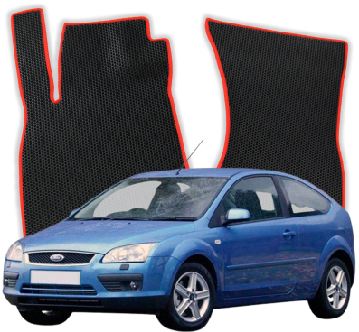 EVA bilmåtter til Ford Focus 2 gen Hatchback 3 døre (2004-2011)