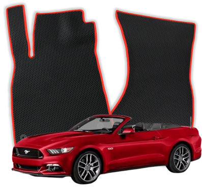 EVA bilmåtter til Ford Mustang GT 6 gen Cabrio USA-version (2015-2023)