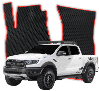EVA bilmåtter til Ford Ranger Raptor 1 gen Pick-up 4 døre (2019-2022)