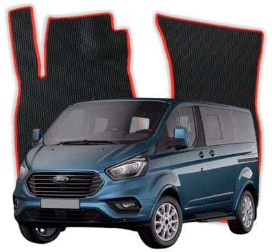 EVA bilmåtter til Ford Transit Custome 6 Sæder gen Minivan 4 døre (2012-2023)
