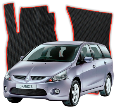 EVA bilmåtter til Mitsubishi Grandis 7 Seater 1 gen Minivan (2003-2011)
