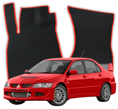 EVA bilmåtter til Mitsubishi Lancer Evolution 9 gen Sedan (2005-2007)