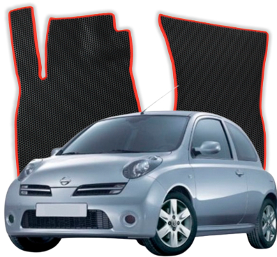 EVA bilmåtter til Nissan Micra K12 3 gen Hatchback 3 døre (2003-2010)