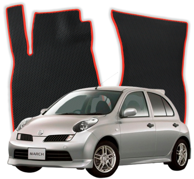 EVA bilmåtter til Nissan Micra K12 3 gen Hatchback 5 døre (2003-2010)