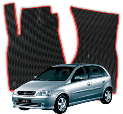 EVA bilmåtter til Opel Corsa C X01 gen Hatchback 3 døre (2000-2006)
