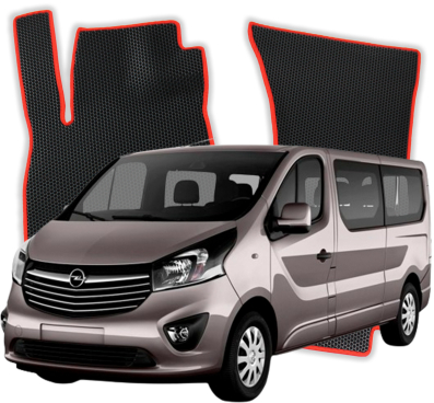 EVA bilmåtter til Opel Vivaro 9 Sæder 2 gen Minivan (2014-2019)