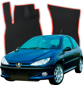 EVA bilmåtter til Peugeot 206 1 gen Hatchback 3 døre (1998-2009)