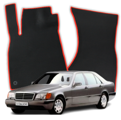 EVA bilmåtter til Mercedes-Benz S klasa W140 3 gen Sedan Kort (1991-1998)