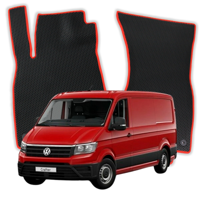 EVA bilmåtter til Volkswagen Crafter 3 sæder 2 gen Varevogn 2 døre (2016-2024)