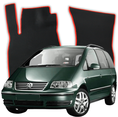 EVA bilmåtter til Volkswagen Sharan 6 Sæder 7M 1 gen Minivan (1995-2010)