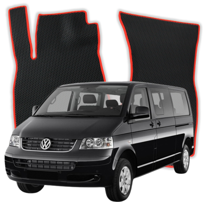 EVA bilmåtter til Volkswagen Transporter 9 Sæder T5 5 gen Minivan (2003-2015)