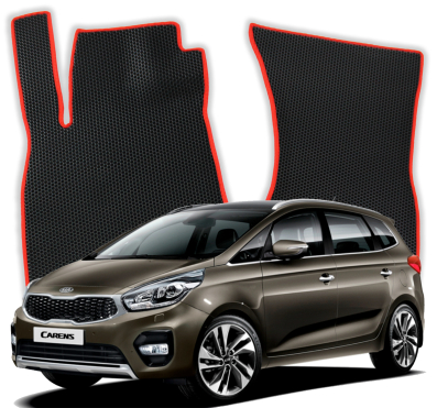 EVA bilmåtter til Kia Carens 4 gen Minivan (2013-2019)