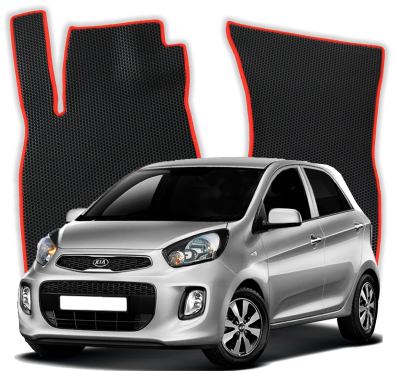 EVA bilmåtter til Kia Picanto TA 2 gen Hatchback 5 døre (2011-2017)