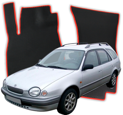 EVA bilmåtter til Toyota Corolla E110 8 gen Hatchback 3 døre (1997-2002)
